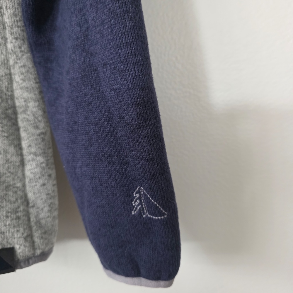 Ll Bean 1/4 Snap Fleece Color Block Pullover - Xxs - image 5